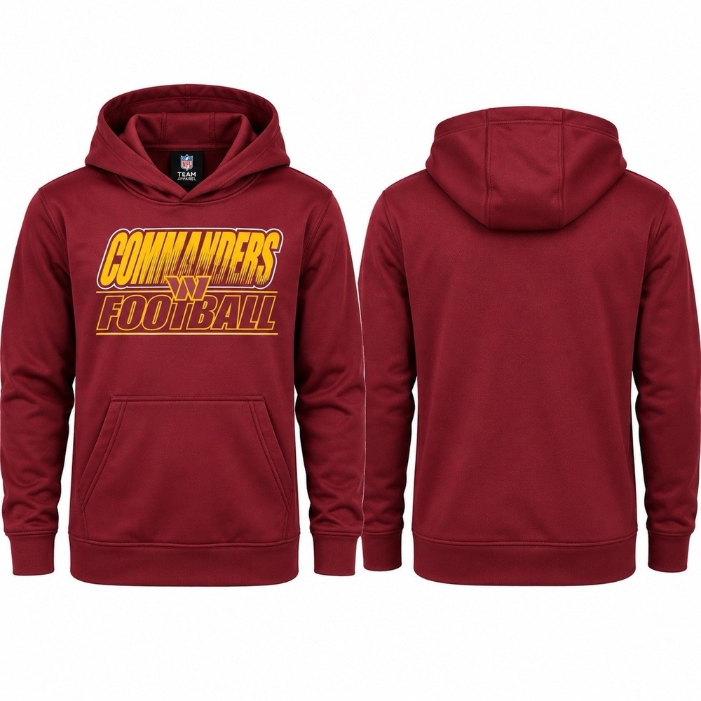 Washington Commanders Youth XL 18/20 Hoodie Burgundy NFL Team Apparel NWT